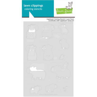 Lawn Fawn Stencils - Capybaras!